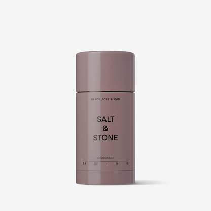 Salt & Stone Aluminum Free Deodorant | Extra Strength 48 Hour Protection for Women & Men | Made with Seaweed Extracts, Niacinamide & Prebiotics | Bergamot & Hinoki / Santal & Vetiver / Black Rose & Oud / Eucalyptus & Cedar / Vanilla & Sandalwood